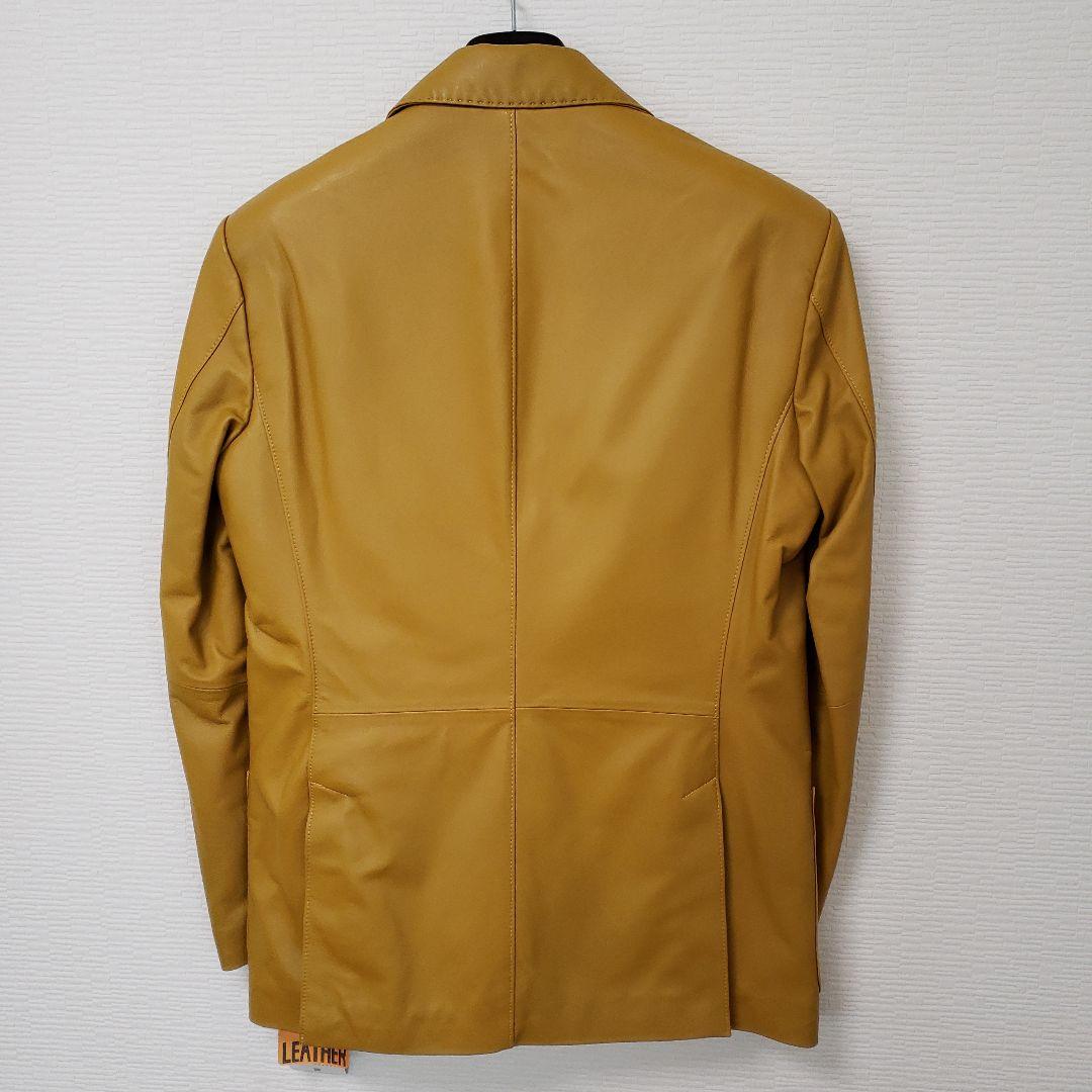 CIarence G-STAGE レザーシングルジャケット マスタード新品