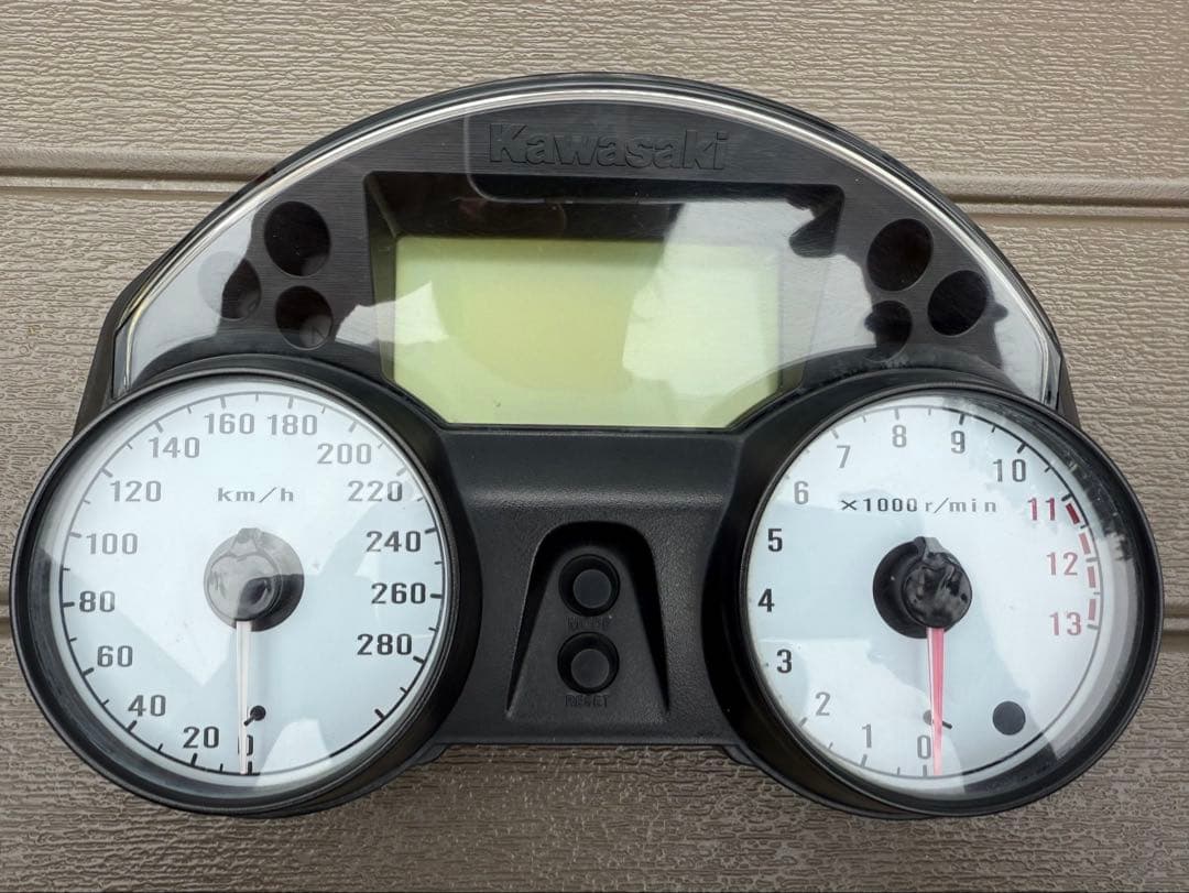 ZZR1400 / ZX-14 純正スピードメーター 表示距離89748km