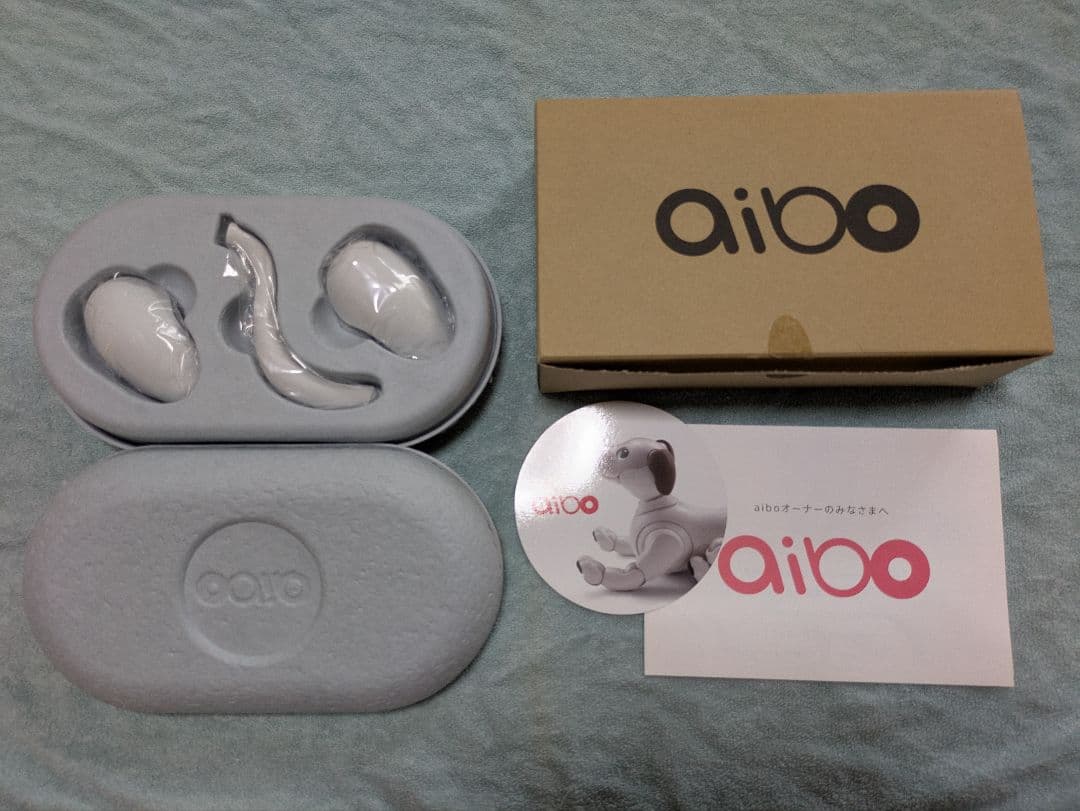 未使用 aibo 耳 & しっぽ ユキ （ホワイト）