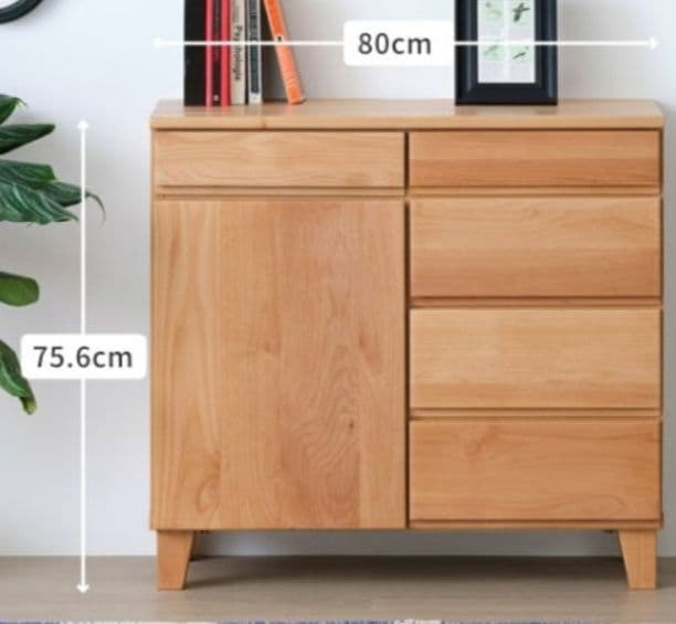 シンプルキャビネット 80cm 　 収納棚