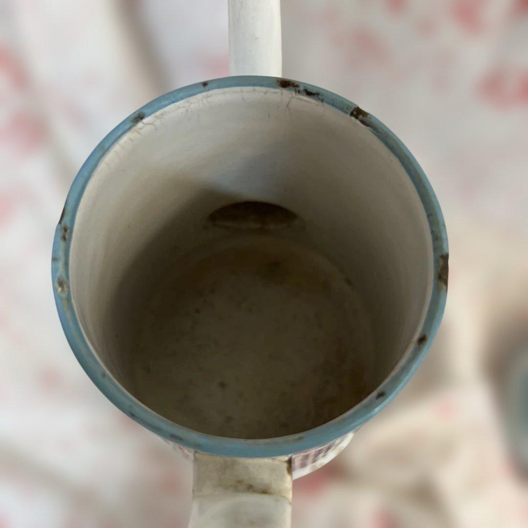 ローズバンド　アンティーク花柄ポット