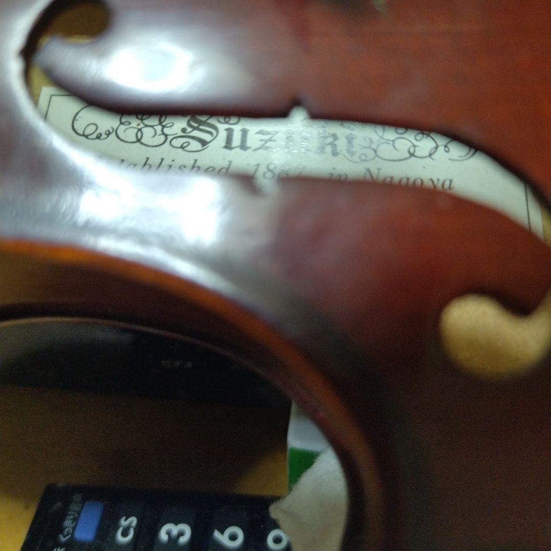 ♥4才前後の子供用♥スズキバイオリン1/10メンテ済♥品番220♥弓ケ―ス松脂付