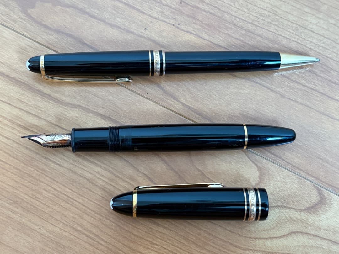 【モンブラン マイスターシュテュック 万年筆＆ボールペン セット】