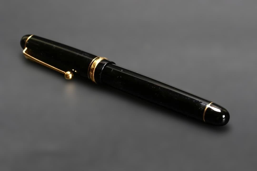 PILOT パイロット CUSTOM 74 万年筆 14K ブラック ゴールド