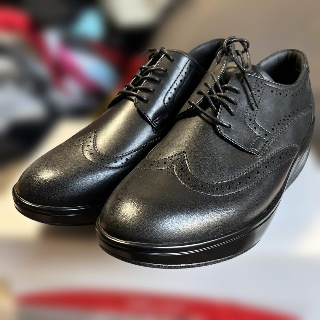 未使用　MBT OXFORD WING TIP BLACK 25.7cm 革靴