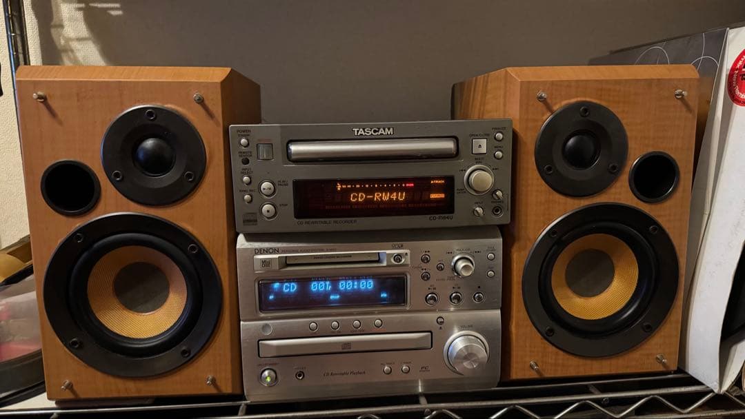 TASCAM & DENON レコーダー&CD/MDコンポセット 録音などに！