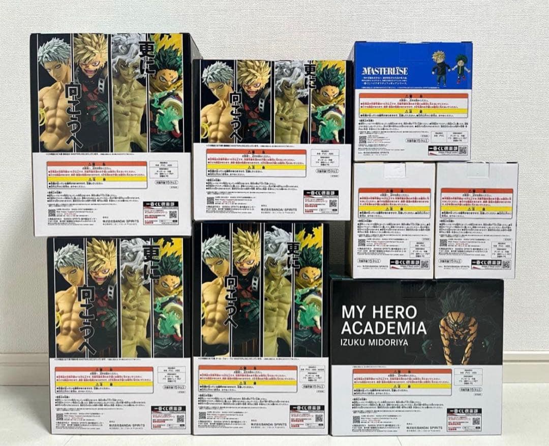 【一番くじ】僕のヒーローアカデミア-更に向こうへ-フィギュアコンプ！計35点！