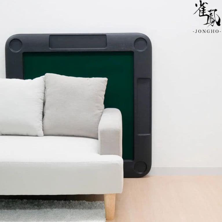 麻雀台 麻雀卓 家庭用 折り畳み式 麻雀テーブル 高さ2段階調整 ブラック