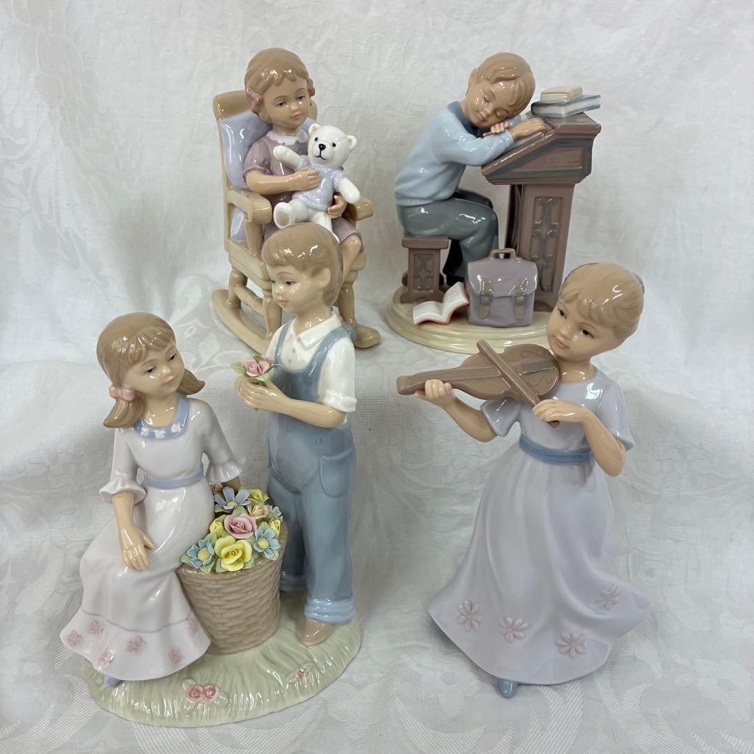 陶器人形 フィギュリン 子供 置物 コレクション まとめ売り