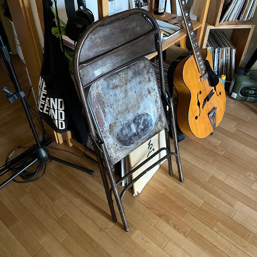 インド製 インダストリアル メタル フォールディング チェア CHAIR