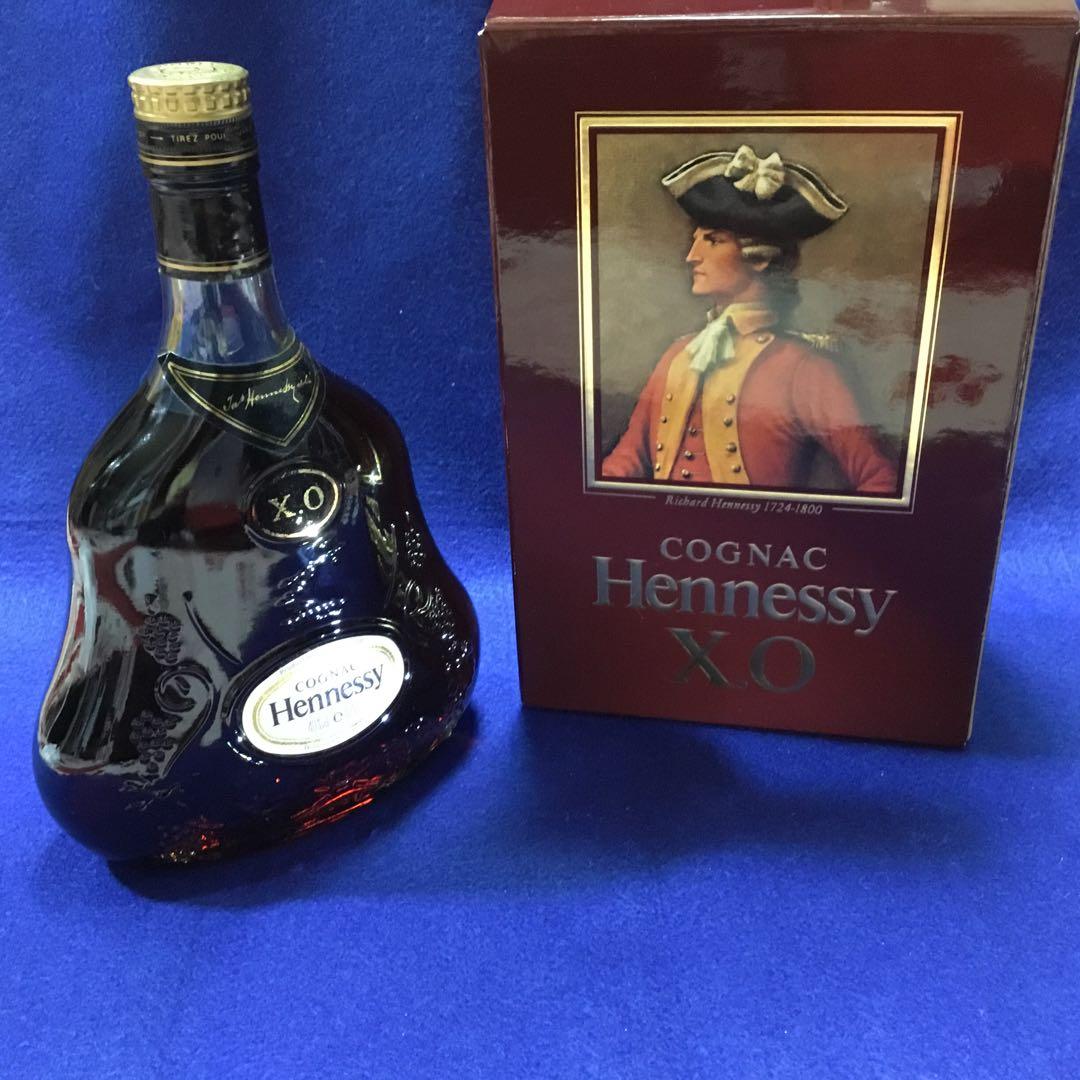 【未開栓】　コニャック　ヘネシー　XO 金キャップ　グリーンボトル