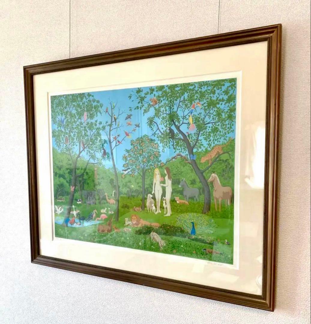 “アダムとイブ” パリ人気作家の大作❗️大変お買い得❗️元ギャラリーオーナーお勧め