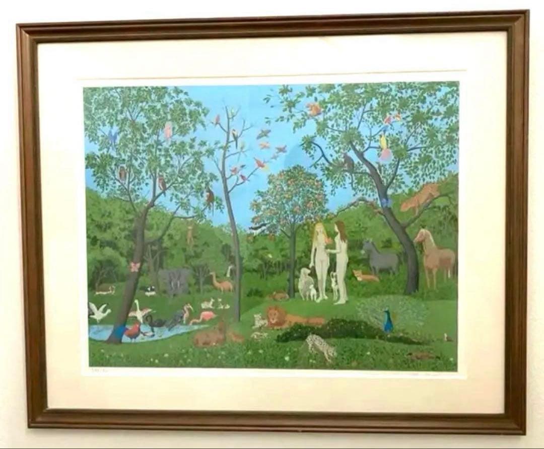 “アダムとイブ” パリ人気作家の大作❗️大変お買い得❗️元ギャラリーオーナーお勧め