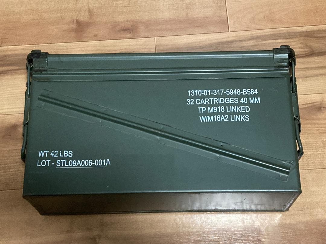 最終値下げ【放出品】米軍・UN調達品 アンモボックス 40MMグレネード弾用