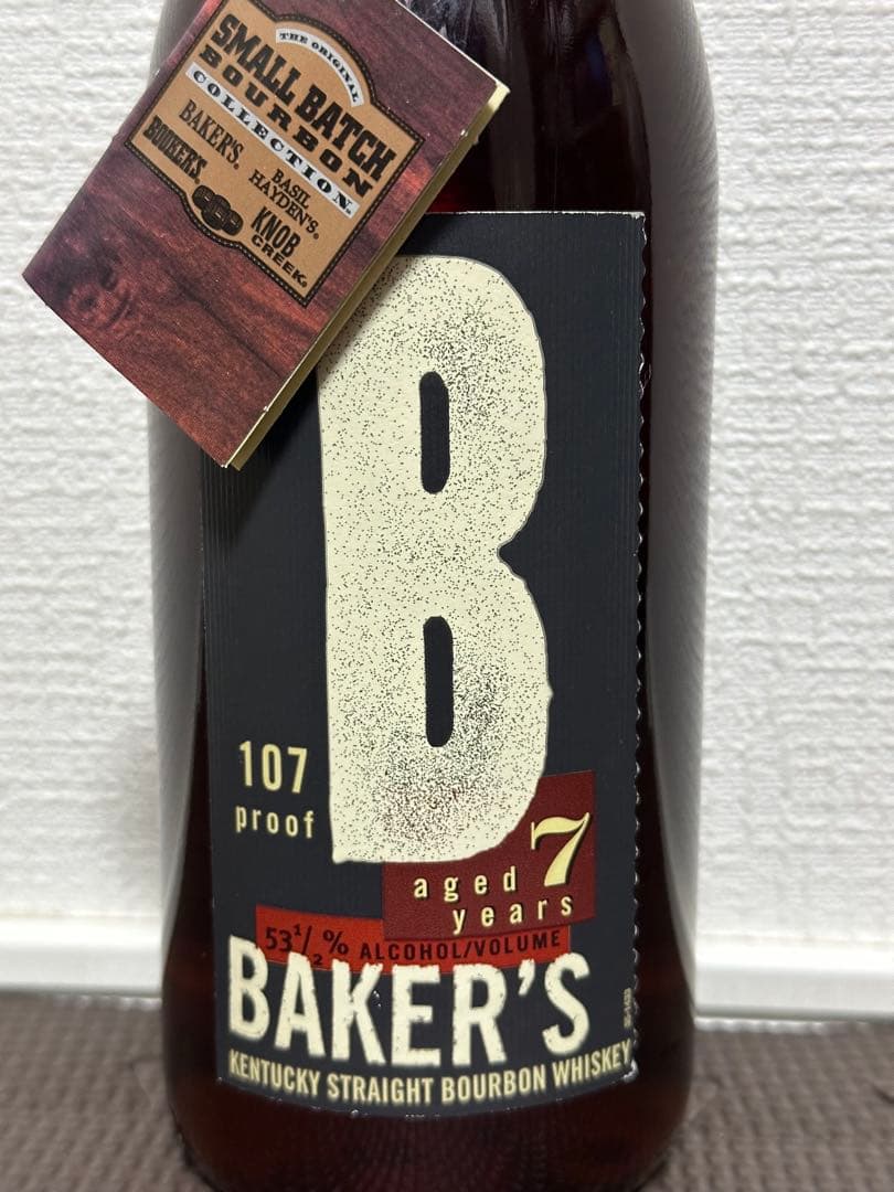 希少 終売品 旧ボトル BAKER'S ベイカーズ 7年 750ml バーボン