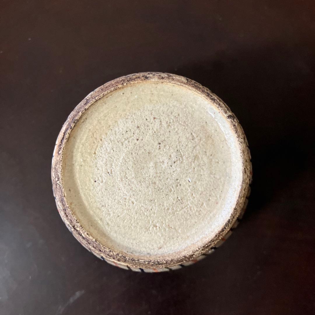 麦藁手蕎麦猪口　瀬戸　十草　美濃　古道具　　青山二郎　白洲正子　古民芸　酒器