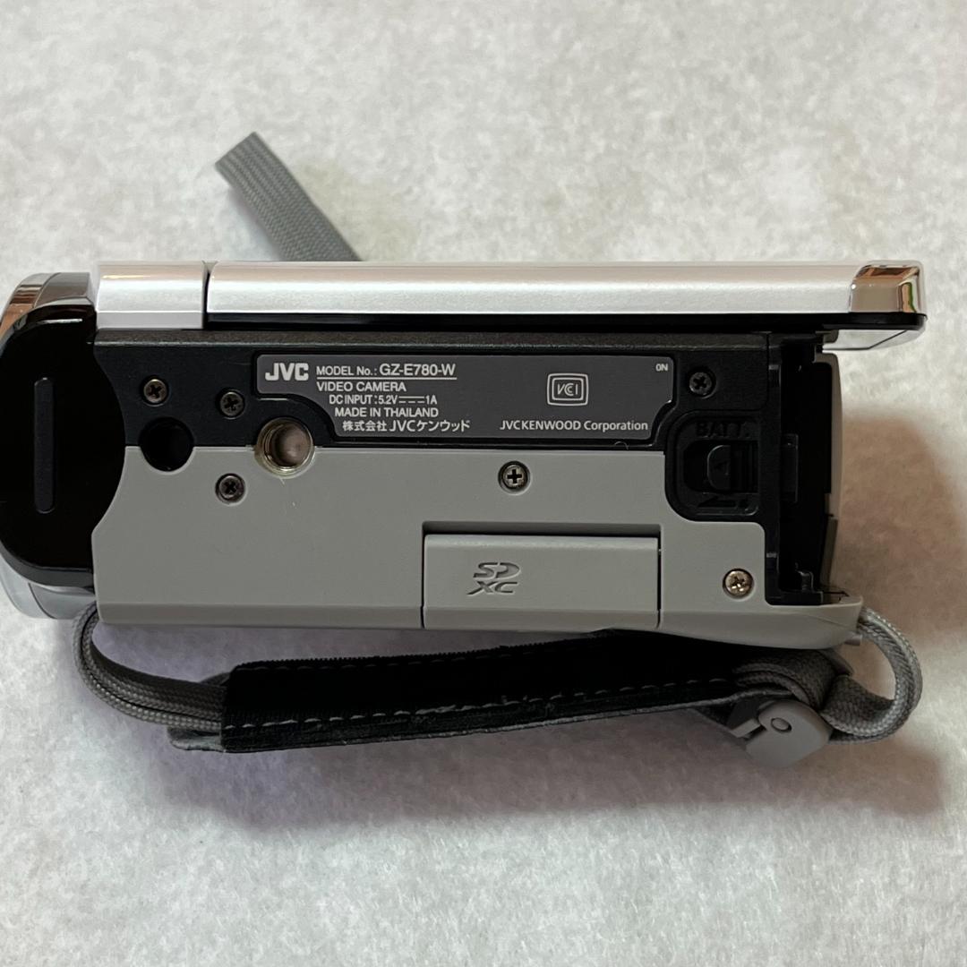 JVC ケンウッド GZ-E780-W ビデオカメラ、専用BDライター