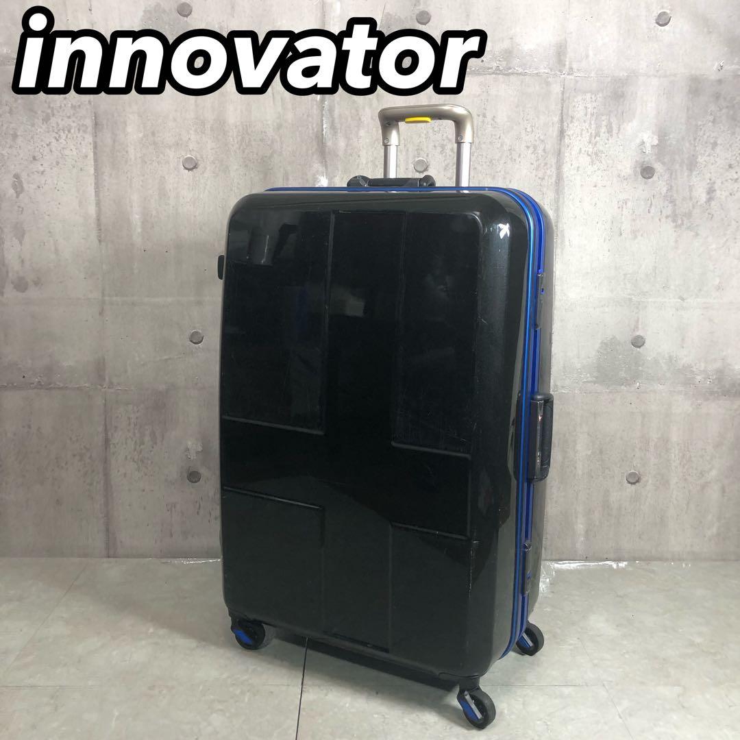 イノベーター　スーツケース　ブラック　国旗　1週間目安　TSAロック　大容量