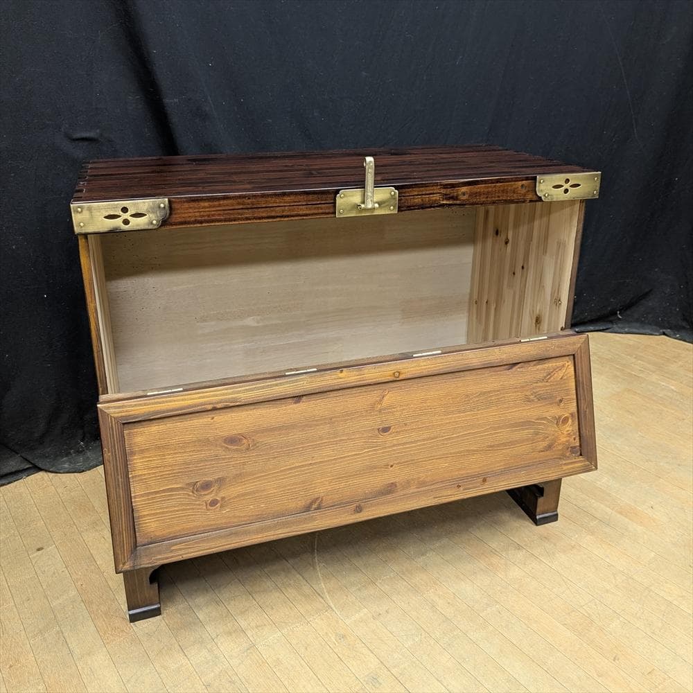 李朝家具　バンダジ　時代箪笥　朝鮮家具　半閉櫃　収納　整理　引き出し　民藝