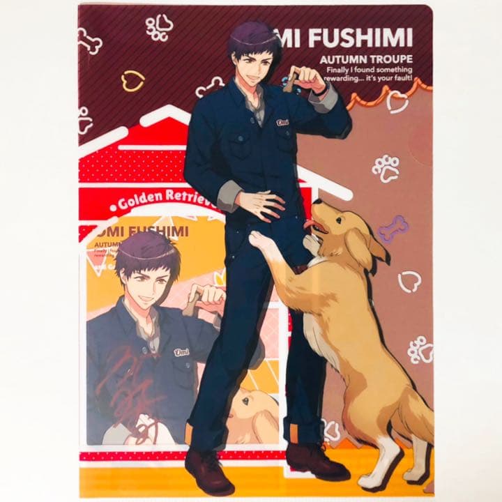 新品★A3！★秋組【伏見臣】クリアファイル＆ブロマイド★一番くじ★3点セット