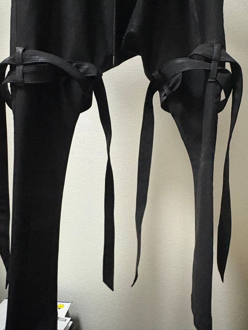 kiryuyrik コーティングストラップサルエルパンツ　Sサイズ