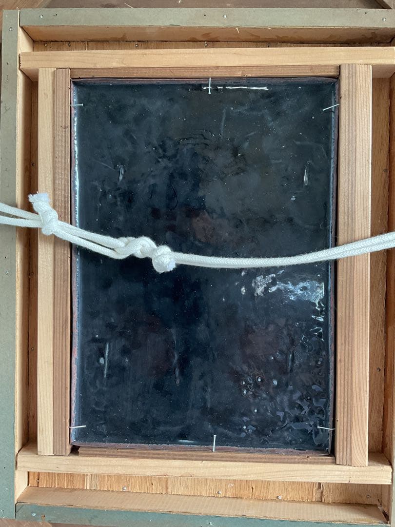 ラグビー画1965年「ラグビーのエナメル画/七宝画」「R.R.F.O.B.C」