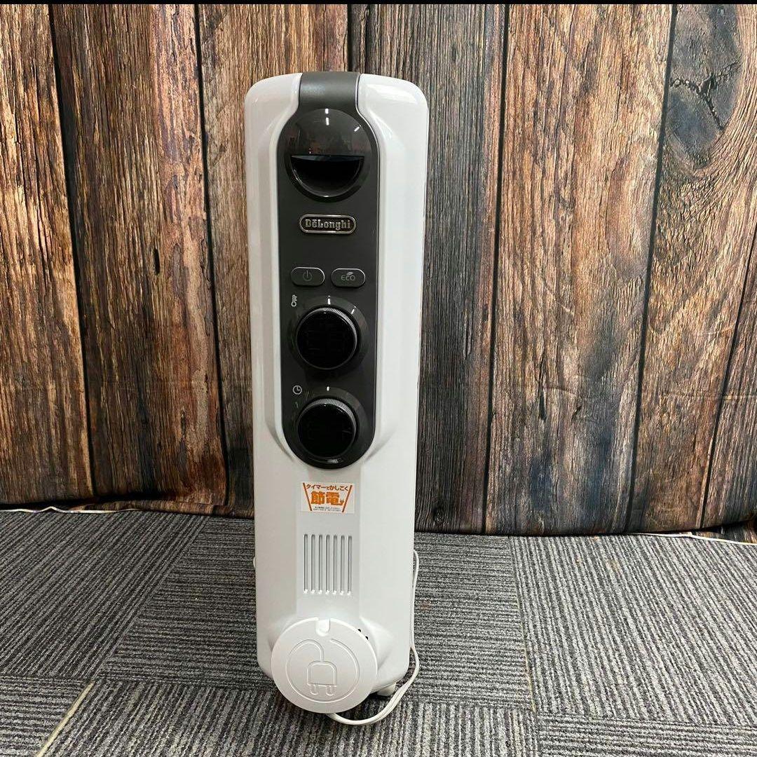 中古美品 デロンギ オイルヒーター RHJ35M0812-DG ホワイト