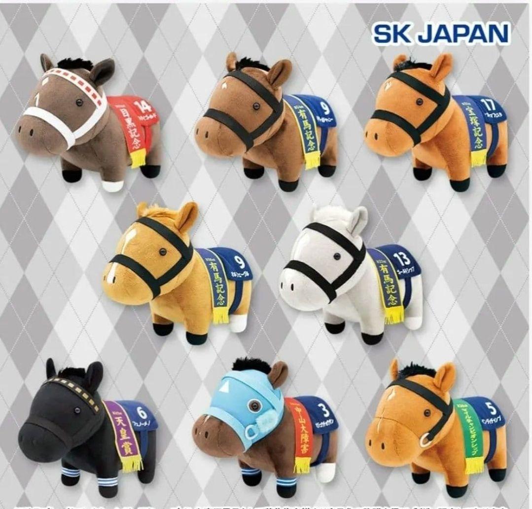 k*i様 サラブレッドコレクション　OKぬいぐるみ6　8種セット　楽市楽座限定