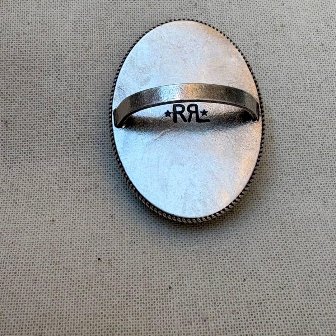 RRL ダブルアールエル　ターコイズ　スカーフリング バンダナスライダー