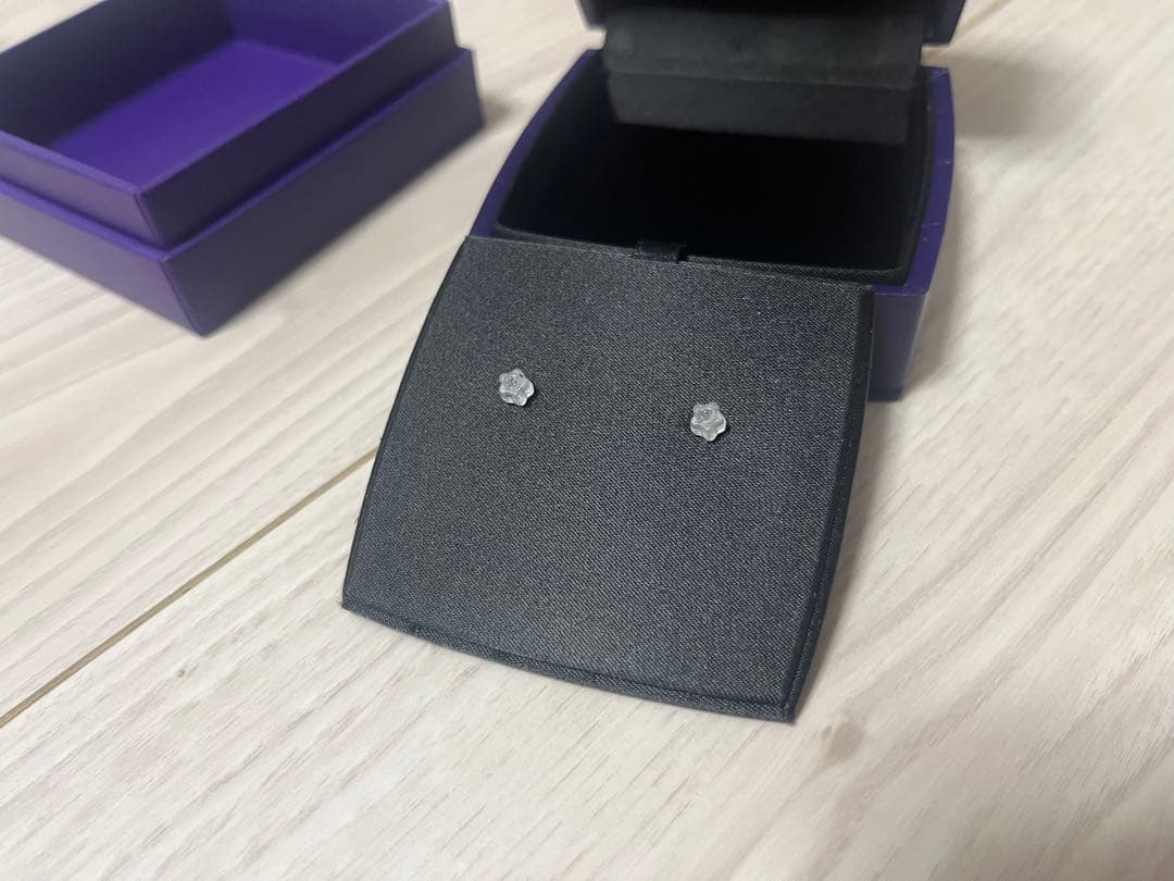 NIWAKA 750WG /White Gold ダイヤ KANO ピアス