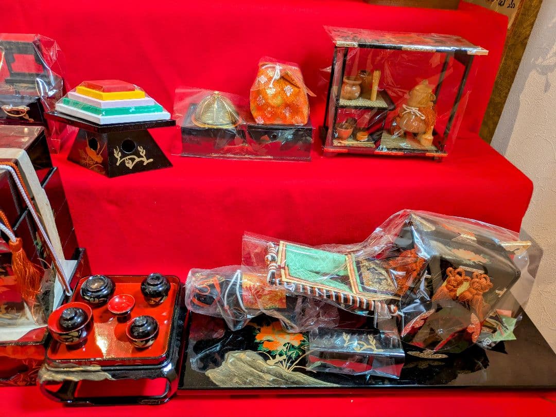 雛祭り道具　漆塗　工芸品　バラ売り可能