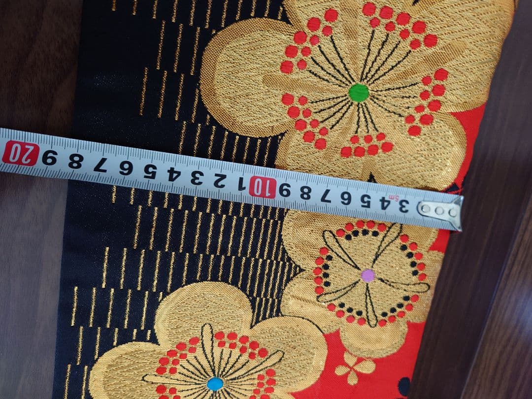 七五三　ハーフ成人式　ジュニア帯　大人用袋帯からの作り帯　1点物