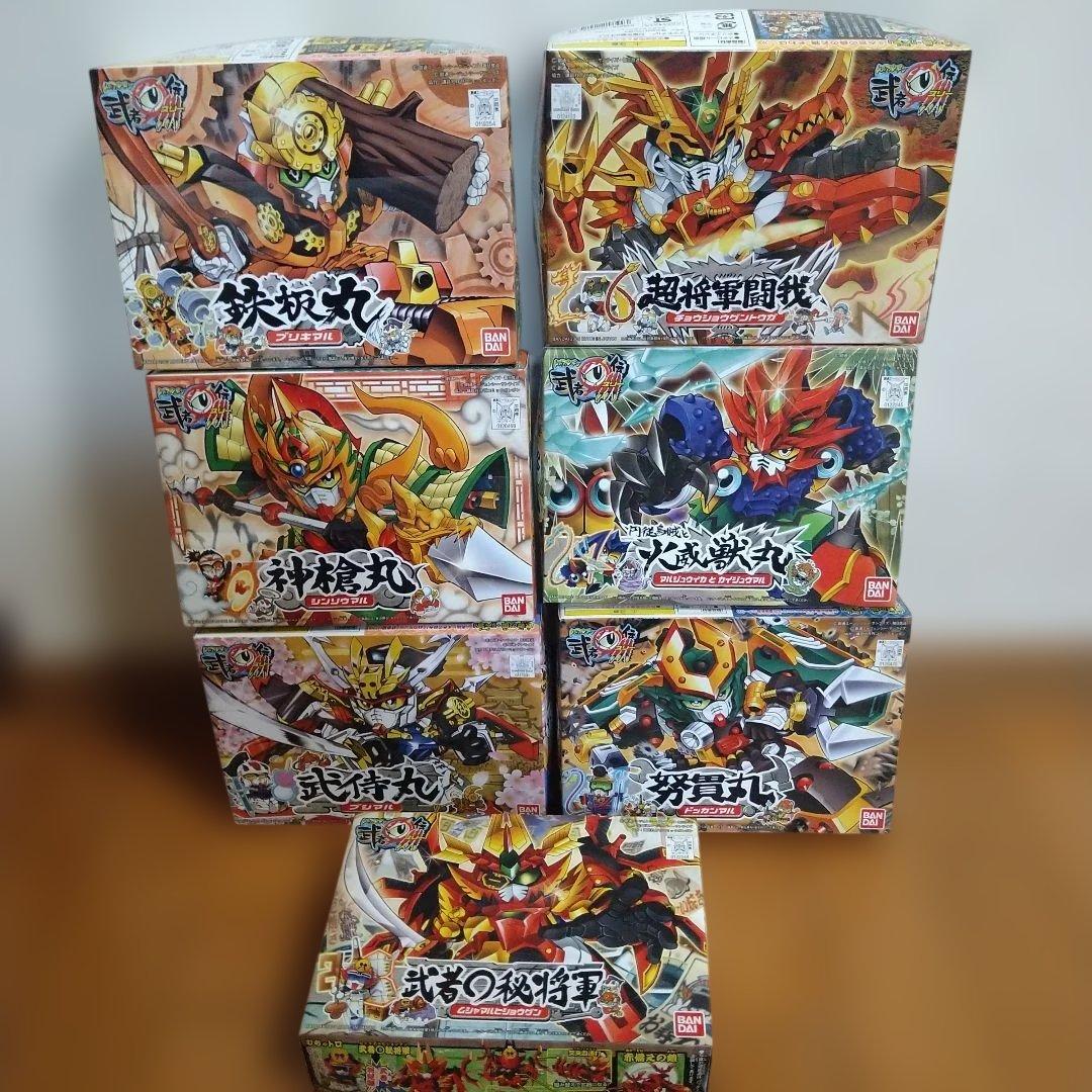 SD頑駄無武者◯伝 3プラモデル　7体セット売り