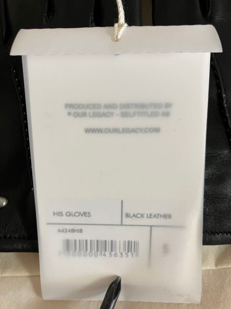 our legacy his gloves レザーグローブ　モード　深水光太