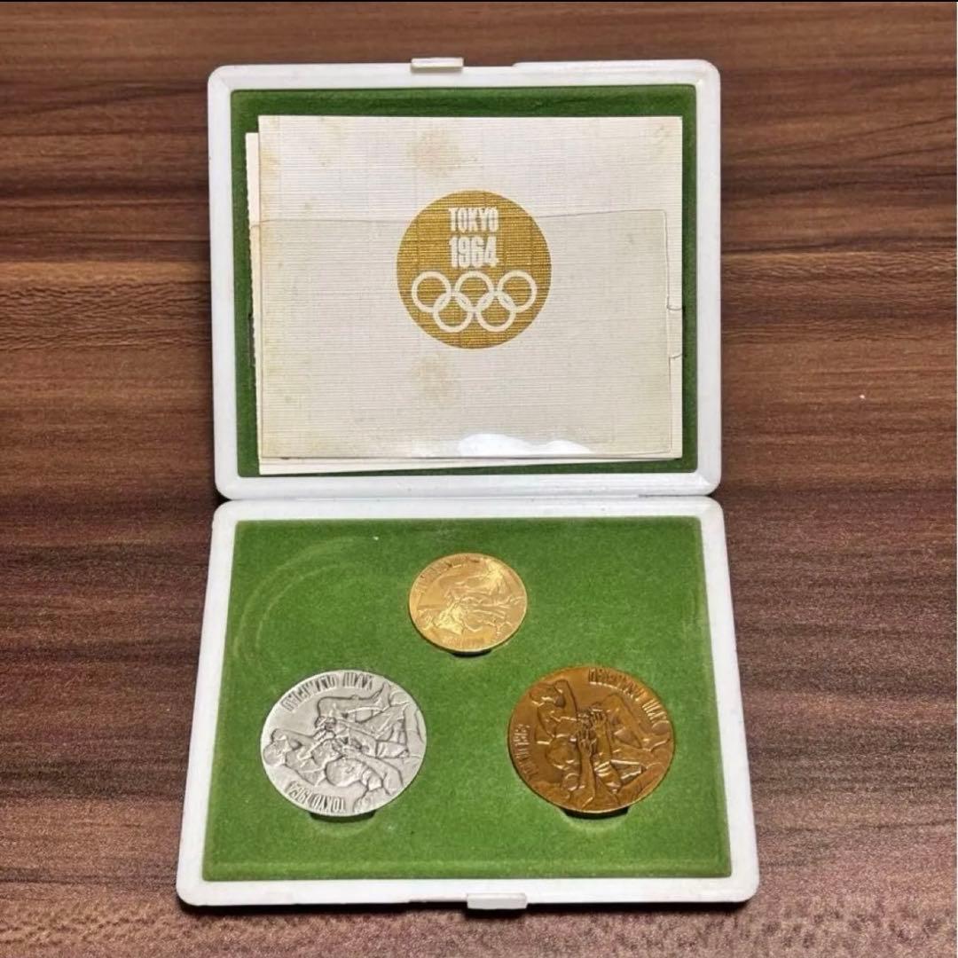 東京1964オリンピック 金銀銅 記念メダルセット k18 750 SV925