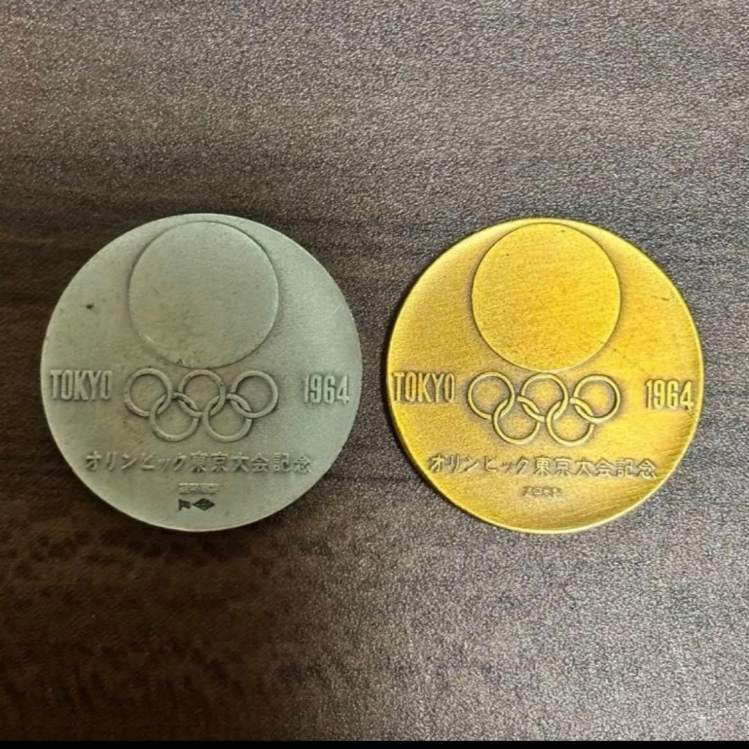 東京1964オリンピック 金銀銅 記念メダルセット k18 750 SV925