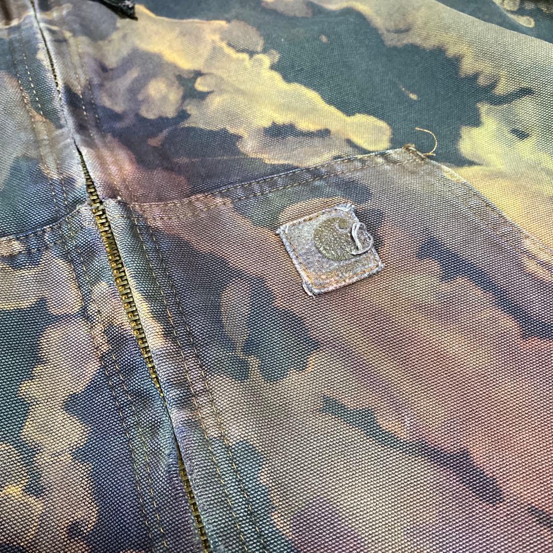 M*a様 珍品タイダイ carhartt アクティブジャケット　J130