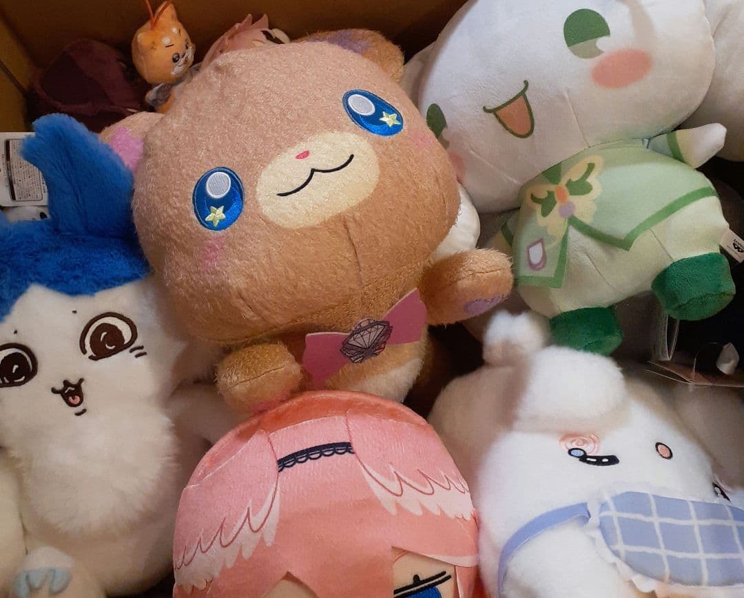ちびぐるみ&BIGぬいぐるみ&ぷちマスコット等、アニメまとめ売り希少50点以上