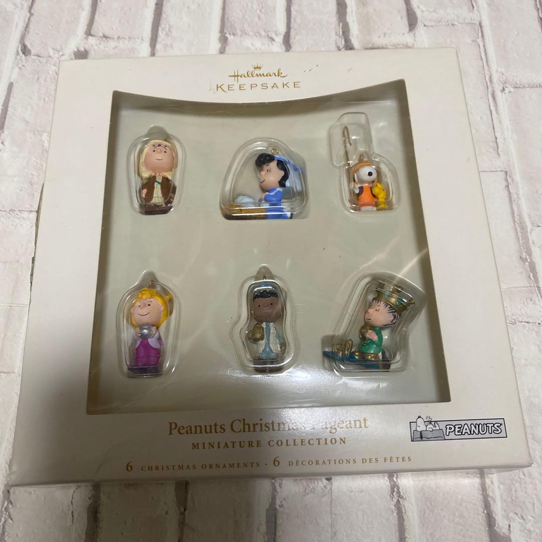 【新品】Peanuts Christmas Pageant ミニチュア