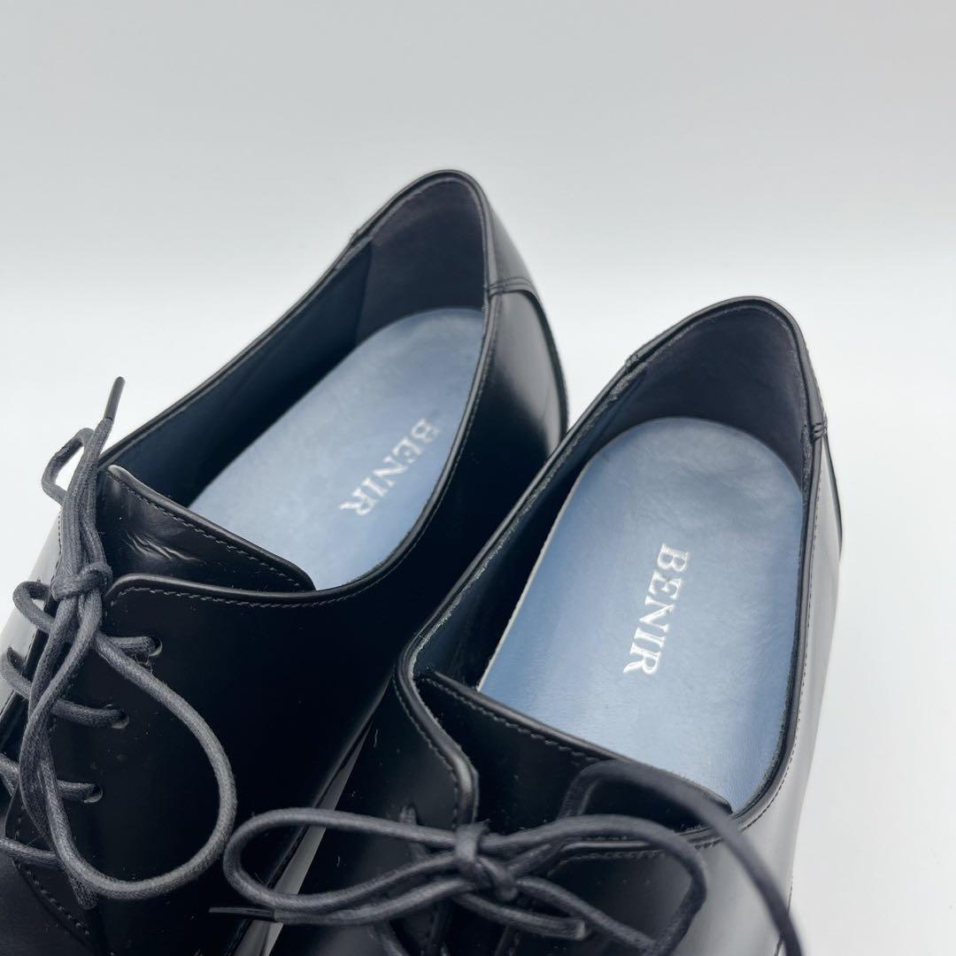 美品✨BENIR ベニル ウェディングシューズ プレーントゥ 外羽根式 27.5
