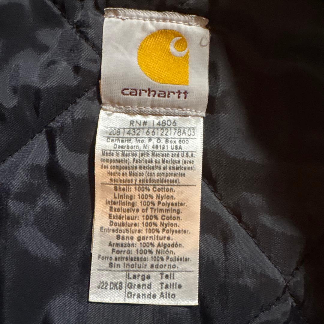 Carhartt J22 DKB トラディショナルジャケット 企業ロゴ入り