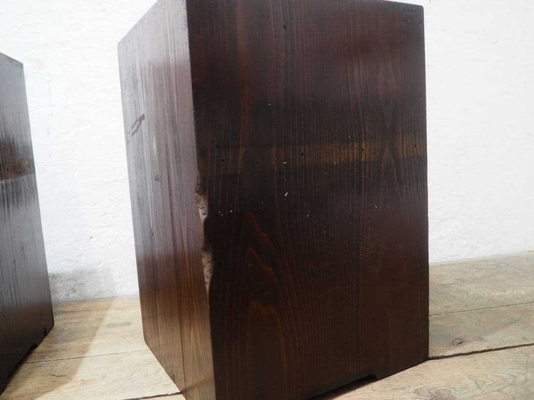 1216 2台セット　レトロな収納棚　飾り棚　本棚　ケース　古家具　アンティーク