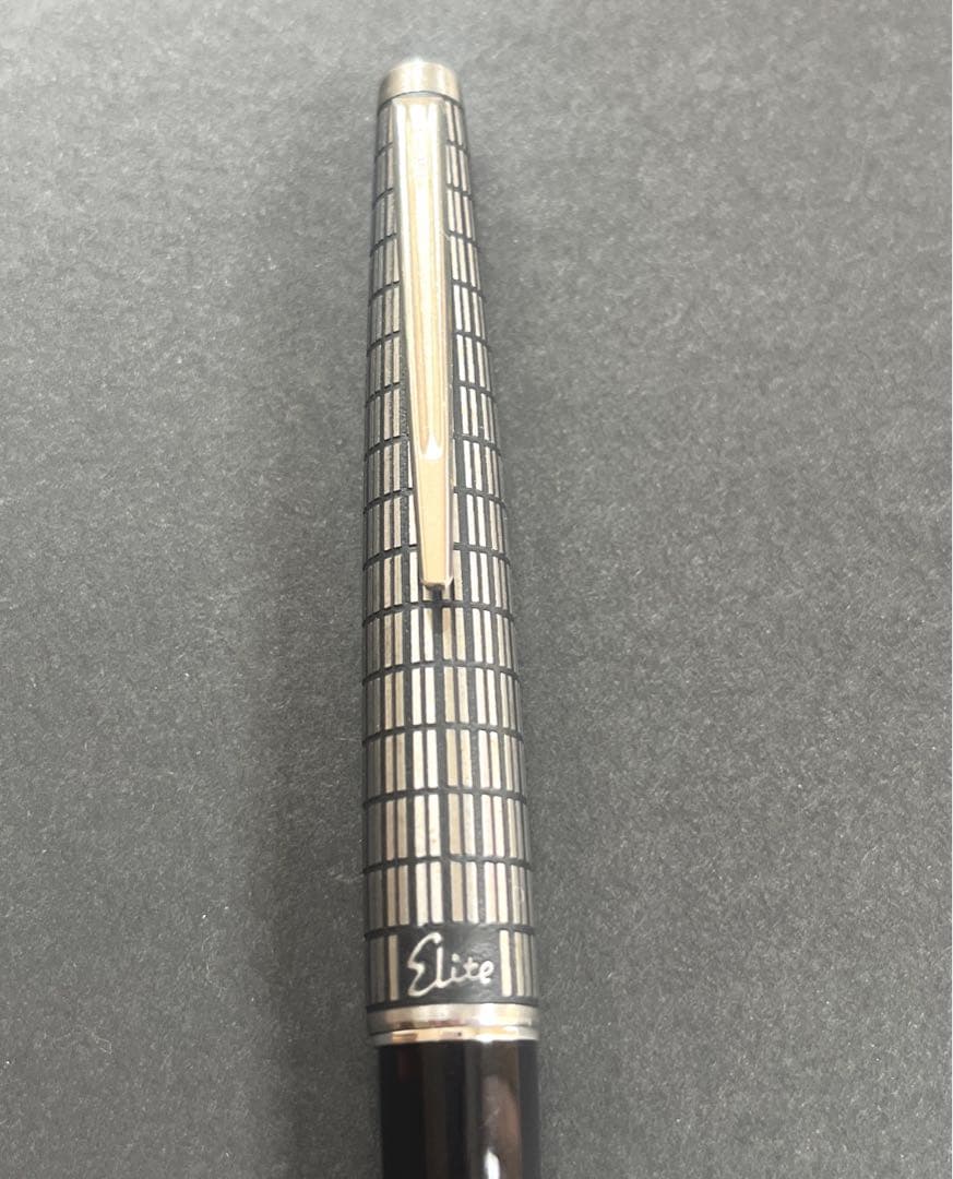 パイロット エリート万年筆 格子柄18K-750 PILOT F