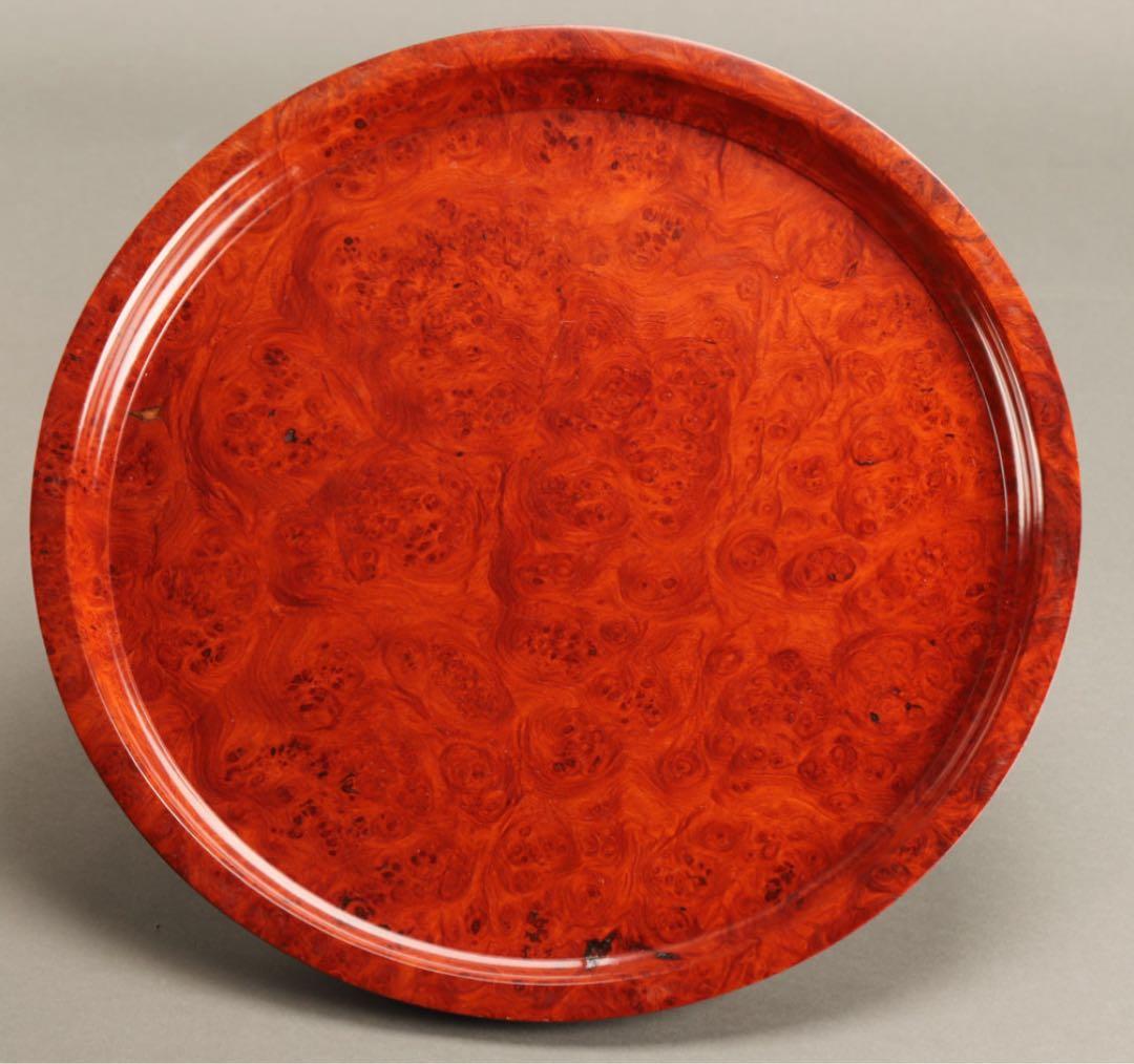 【激レア】48cm 花梨 くり抜き盆 中国茶 日本茶