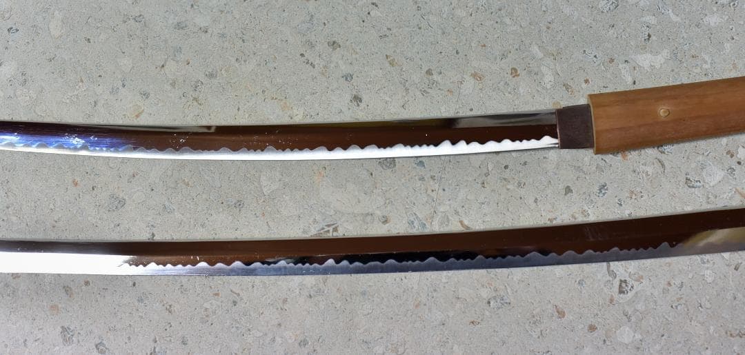 SHELLY　白鞘模造刀二振り　ドス　刀　武闘家　侍　日本刀