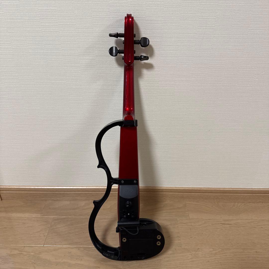 サイレントバイオリン YAMAHA SV-110 赤 ケース/電源アダプター付
