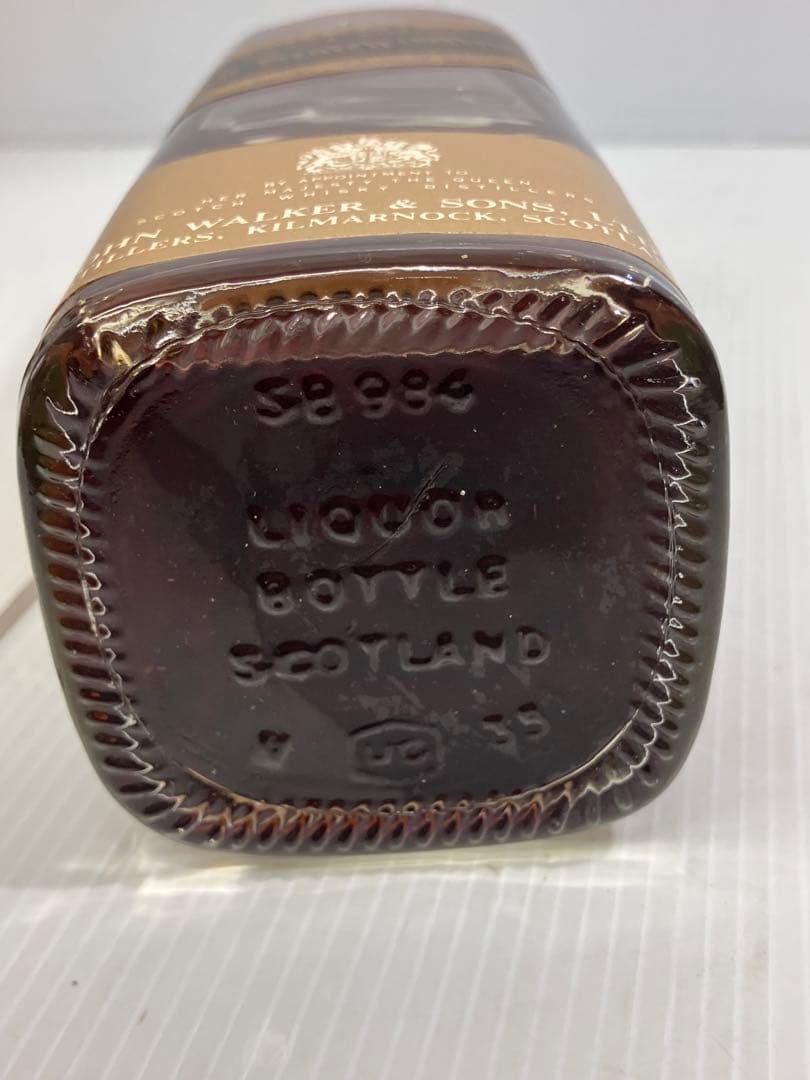 【未開栓】特級ジョニーウォーカー　ブラックラベル　エクストラスペシャル金キャップ