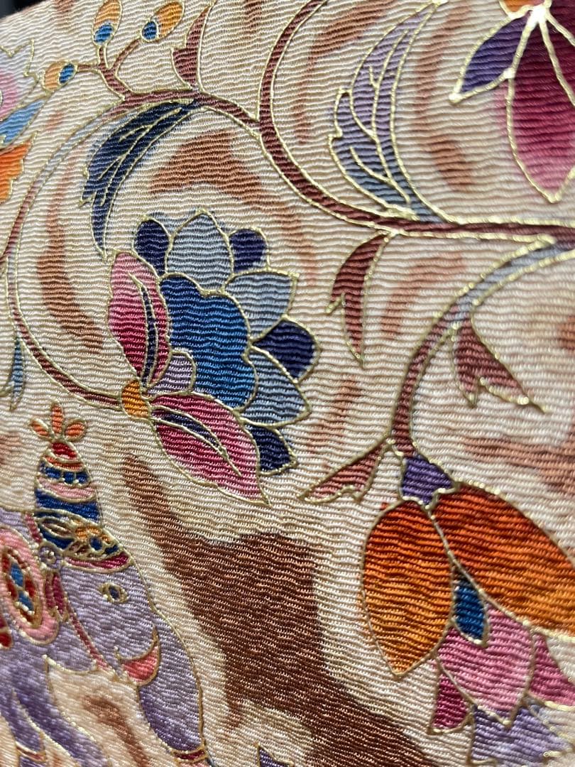 サ*バ様 □岡重　京都OKAJIMA 利休バッグ　正絹　和装　友禅　お茶席