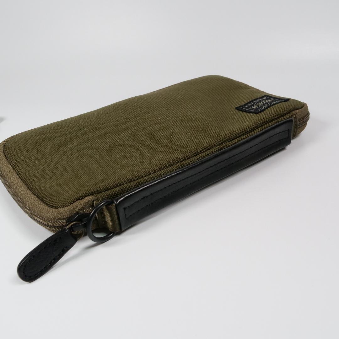 PORTER×MONOCLE トラベルウォレット オーガナイザー カーキ