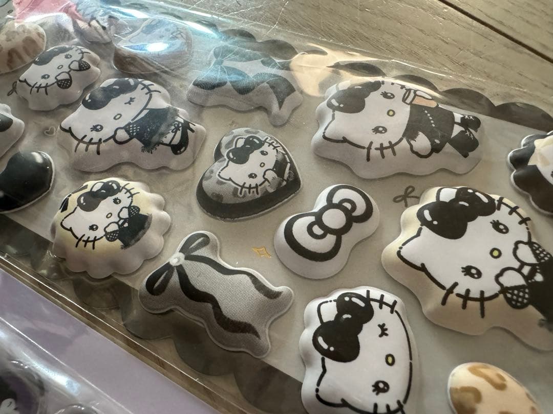 サンリオおはじき風シール、マシュマロシール（日本限定）